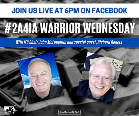 Warrior Wednesday John Mclaughlin With Richard Rogers Iowa Firearms