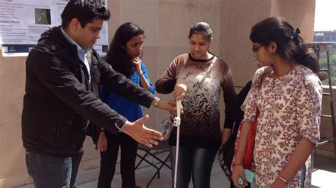 Vibrating Cane To Help Blind People Bbc News