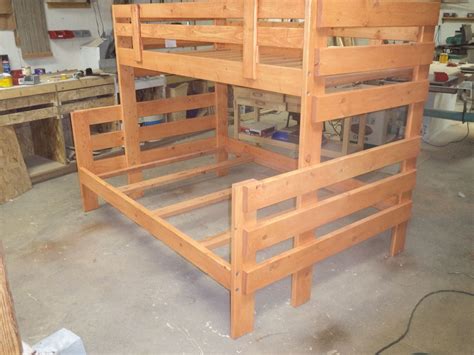 Custom Made Twin Over Full Bunk Bed By Cryn Crick Custom Woodworking