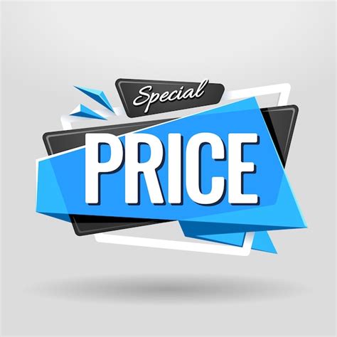 Free Vector Special Price Poster
