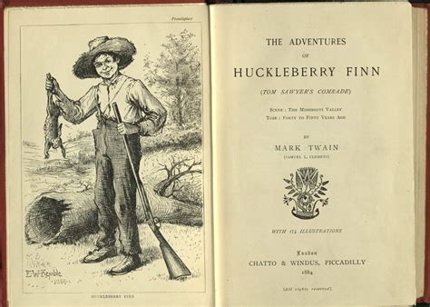 Book Of The Week The Adventures Of Huckleberry Finn Open Book