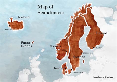 Scandinavia Regione Geografica O Culturale NØglen