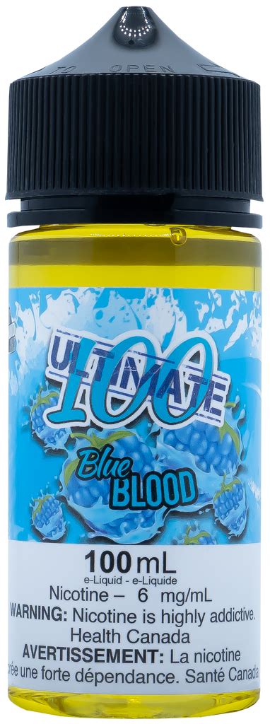 Ultimate 100 Blue Blood Ultimate 100 E Liquid Canada Ecloudz