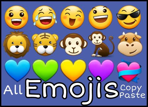 Emojis To Copy And Paste All Emoji 😊😉😁 Symbols