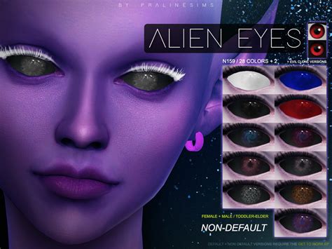 Sims 4 Alien Cc Eyes Skintones And Hair Page 2 Of 2 Alien Inspired