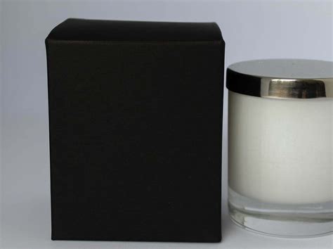30cl 460gsm Matte Black Candle Box With A Web Top Naked Design