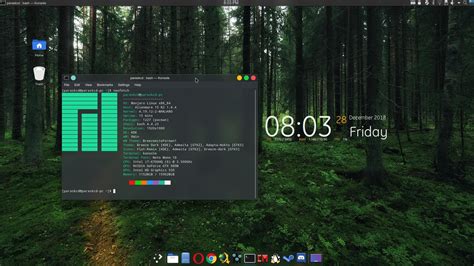 Manjaro Linux Kde The Power Of Blur Desktops