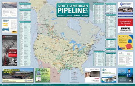 North American Pipeline Map 2012 By Jwn Trusted Energy Intelligence