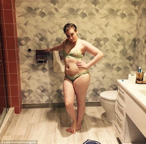 lena dunham and co star jemima kirke strip down for lingerie campaign daily mail online