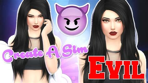 The Sims 4 Create A Sim Evil Witch Youtube