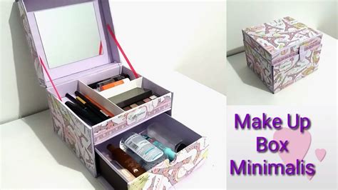 Get display cards at zazzle! DIY How to make a makeup box minimalis | DIY makeup organizer - YouTube | Makeup box diy, Diy ...