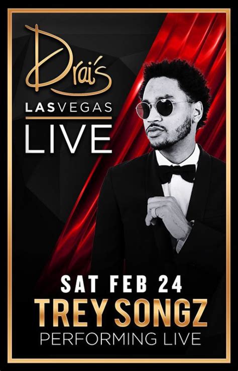 These women come in all shapes and sizes, but what they all have in common is that they're all women that trey songz has either dated or linked up. DRAIS PRESENTS: TREY SONGZ Saturday, February 24, 2018 ...
