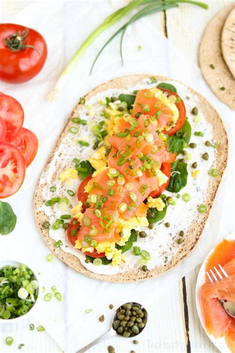 Cover and reduce heat to a simmer. Easy Smoked Salmon Breakfast Wrap - Two Healthy Kitchens