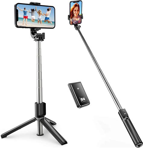 Atumtek 1m Selfie Stick Tripod Extendable Bluetooth Selfie Stick With
