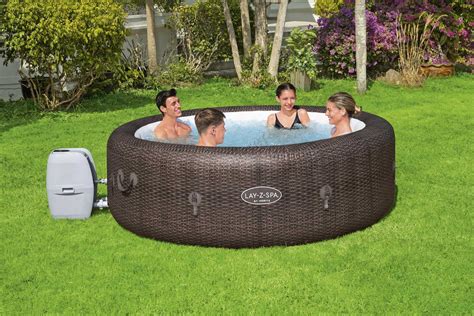 Bestway Lazy Spa Lay Z Spa Rattan Effect Stmoritz Airjet Inflatable