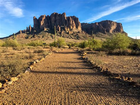 Flatiron Trail Via Siphon Draw Trail Lost Dutchman Park