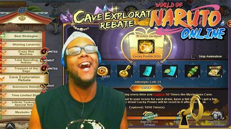 Naruto Online 1000 Cave Keys Cave Exploration Rebate Youtube