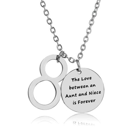 Newset The Love Between Aunt And Niece Is Forever Stainless Steel