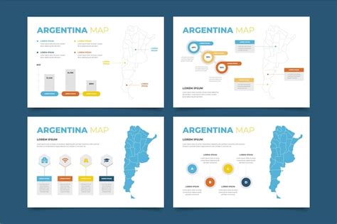 Free Vector Flat Design Argentina Map Infographic