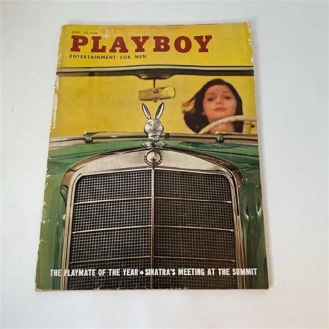 Playboy Magazine June Centerfold Delores Wells Sinatra Rat Pack