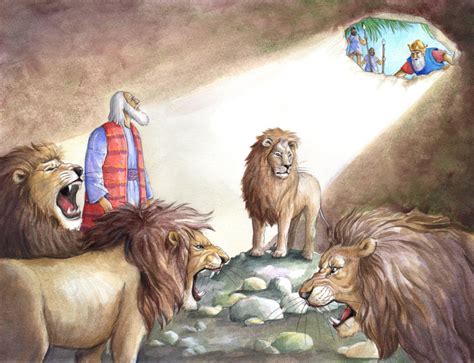 Daniel In The Lions Den Childrens Bible In 100 Stories Copenhagen