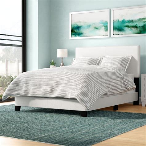 Full And Double White Beds Youll Love Wayfair Upholstered Sleigh Bed