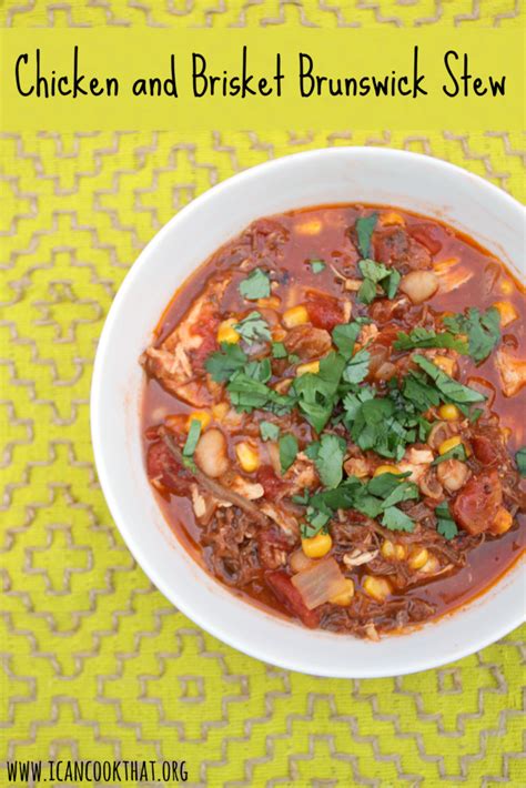 Brunswick stew is a classic southern dish full of delicious smoked pork, veggies, and a savory it's a perfect one pot meal that uses smoked pork (or chicken), and combines it with a savory barbecue. Chicken and Brisket Brunswick Stew | Recipe | Brisket ...