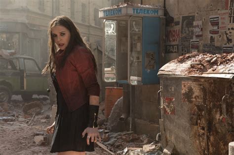 Scarlet Witch Delivers A Beating In Our Exclusive Age Of Ultron Clip