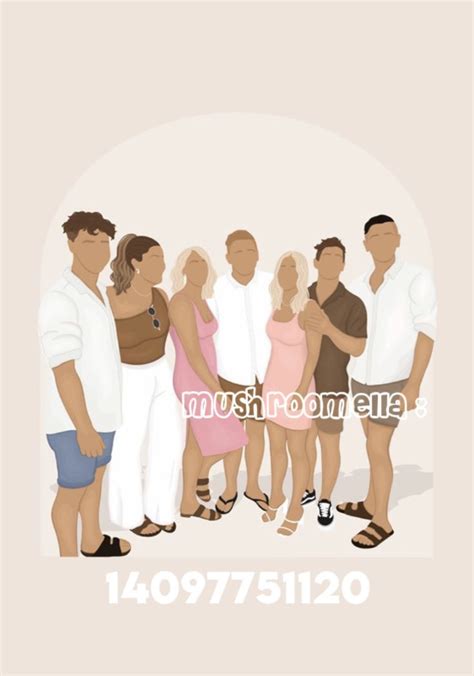 Roblox Family Decal | Family decals, Pic code, Custom illustrated