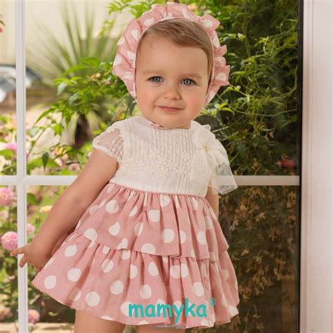 Vestido De Bebé Niña Primavera 2019 Colección Rose Dolce Petit