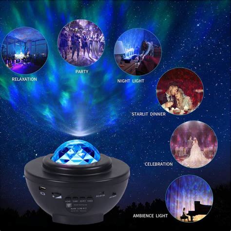 Starry Sky Galaxy Led Projektor Mit Bluetooth Lautsprecher