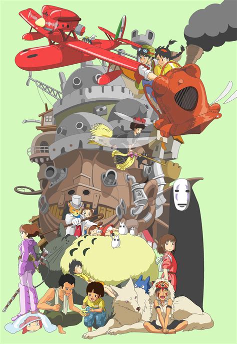Studio Ghibli collage | Studio ghibli characters, Studio ghibli, Studio ghibli movies