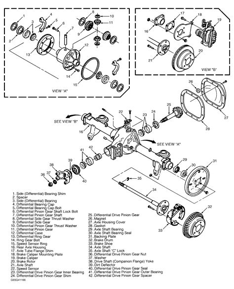 Front Differential Parts Diagram