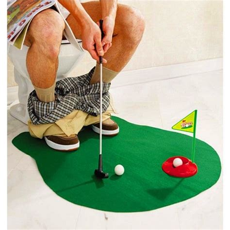 Mini Golf Aux Toilettes Mini Golf Top Golf Humour Golf Useless