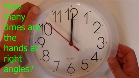 How Many Times Are The Clocks Hands At Right Angles During A 24 Hour