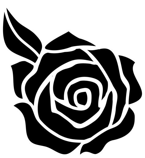 Free Rose Vector Black And White Download Free Rose Vector Black And