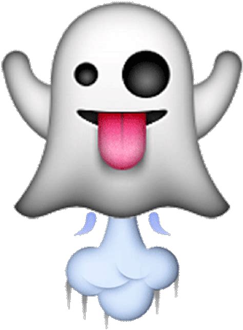 Emoji Sticker Ghost Emoji Png Clipart Large Size Png Image Pikpng