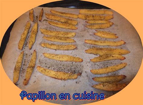 Recette Frites de panisses au four