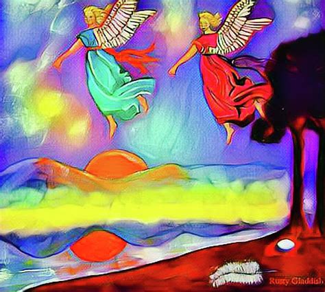 A Feather On The Breath Of God Mixed Media By Rusty Gladdish Fine Art