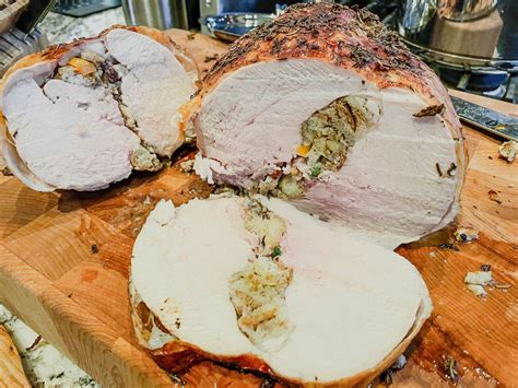 Turkey Roulade Boned Stuffed Rolled And Roasted Turkey Breast