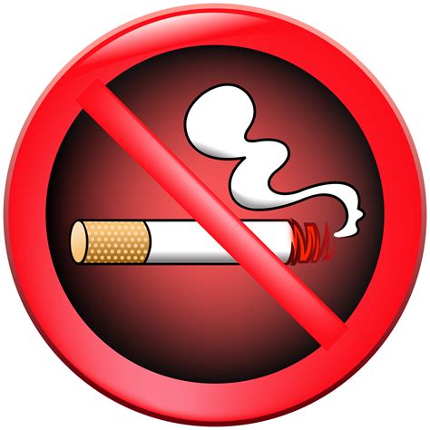 No Smoking Prohibition Sign Png Clipart Best Web Clipart
