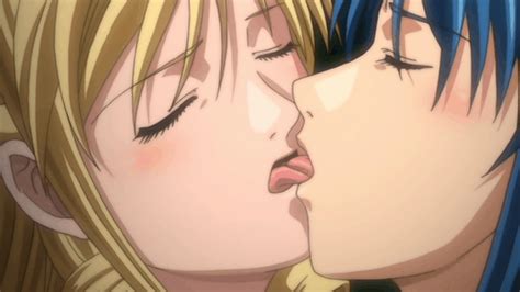Morimoto Leona Otokawa Saori Discipline Zero Animated Animated  10s 2girls Blush Kiss