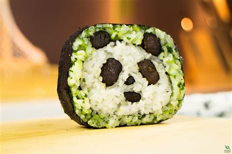 Panda Sushi Roll Recipe Make Sushi Recipe Sushi Roll Recipes