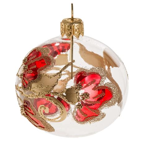 Bola De Navidad Transparente Decoraciones 6 Cm Venta Online En Holyart