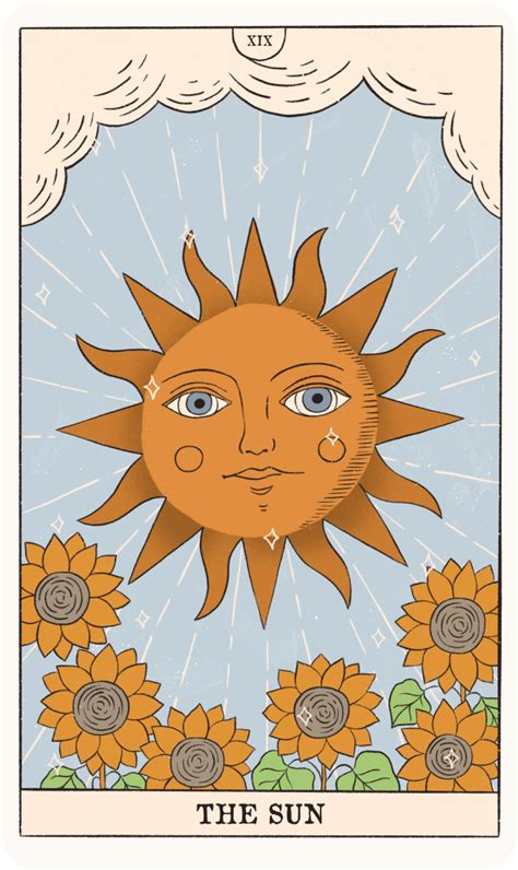 The Sun Tarot Card Lotus Tarot