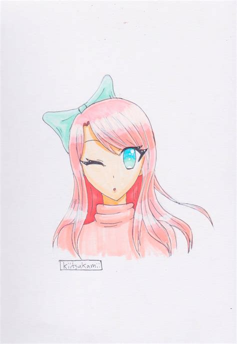 Pastel Anime Girl By Kiitsukamii On Deviantart