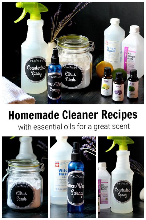 Homemade Cleaners With Essential Oils That Smell Great