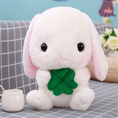 Kawaii Soft Pink Bunny Plush Stuffed Animal Toy Ddlg Playground