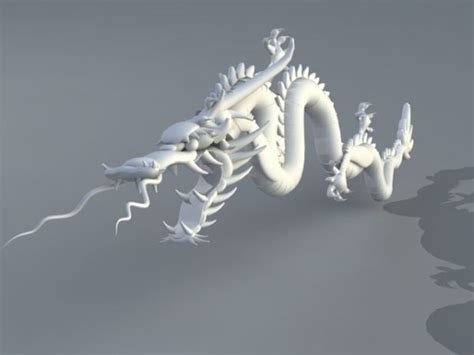 Chinese Dragon Sculpture Free 3d Model Max Vray Open3dmodel 115638