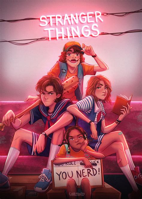 Artstation Stranger Things 3 Scoops Troop 85